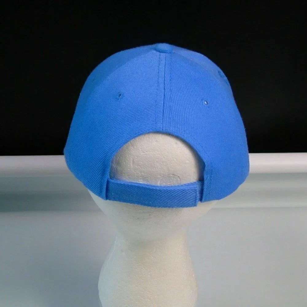 New York City Baseball Cap Blue Wool Embroidered